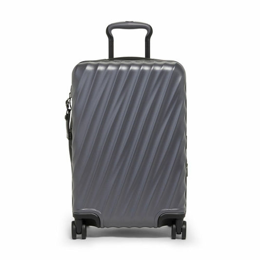 19 Degree International Expandable 4 Wheels Carry-On Grey Texture