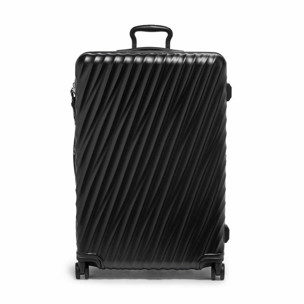 19 Degree Extended Trip Expandable 4 Wheels Packing Case Black Texture