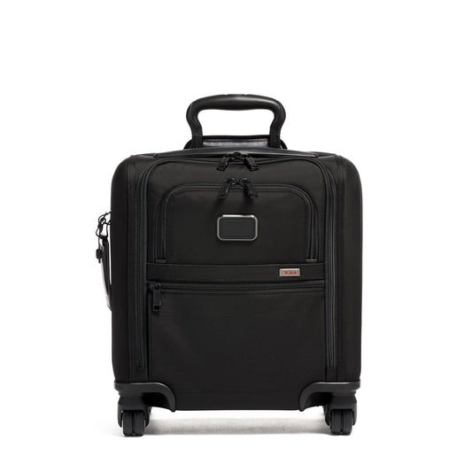 Small Compact 4 Wheeled Brief Black