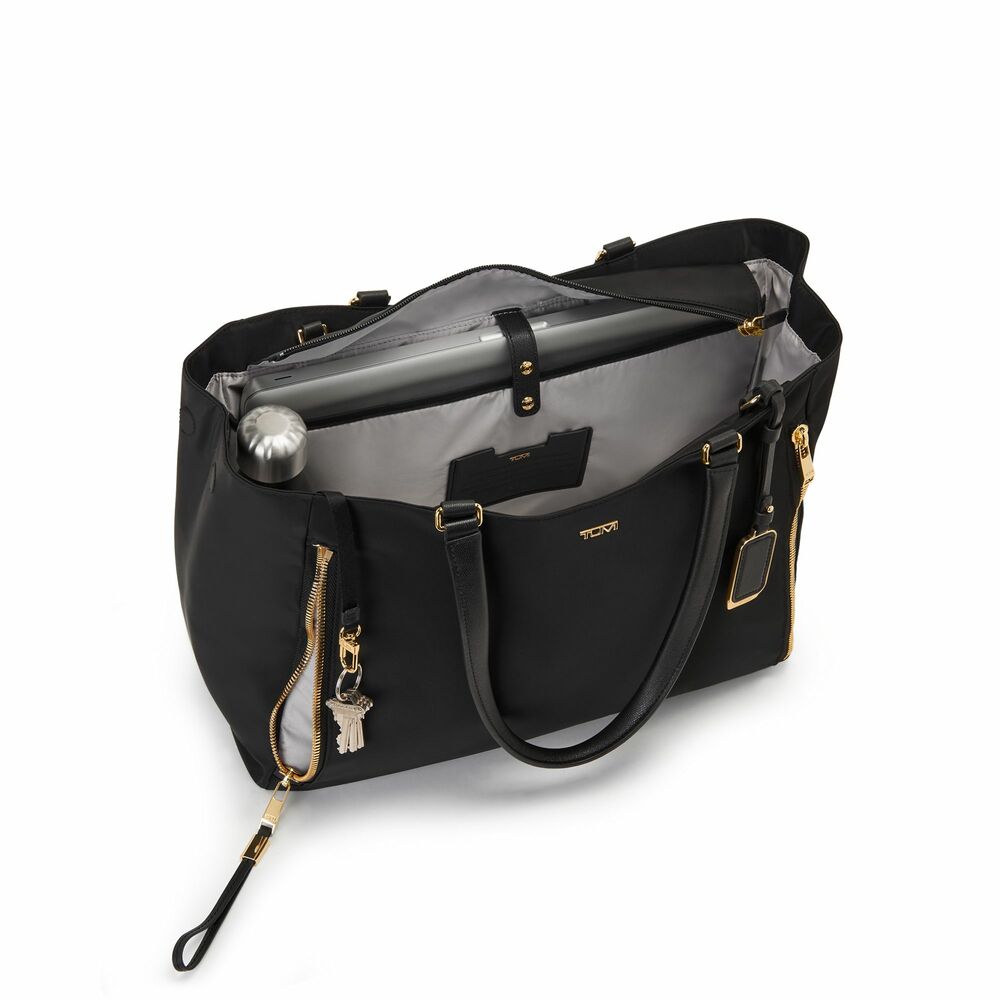 Voyageur Valetta Large Tote Black/Gold