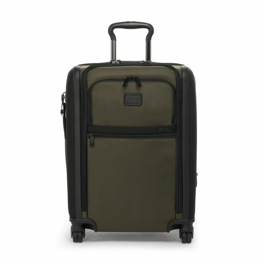 Tumi Alpha Continental Dual Access 4 Wheels Carry-On Olive Night