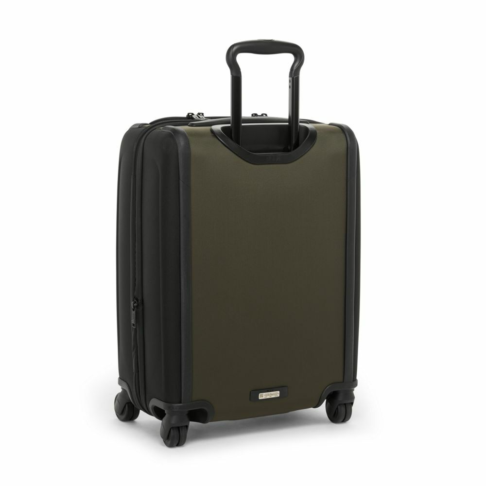 Tumi Alpha Continental Dual Access 4 Wheels Carry-On Olive Night