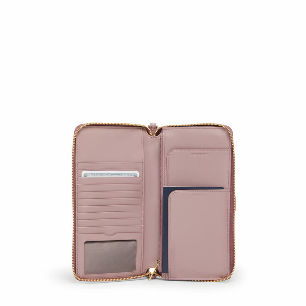 Belden SLG Travel Wallet Pearl Pink