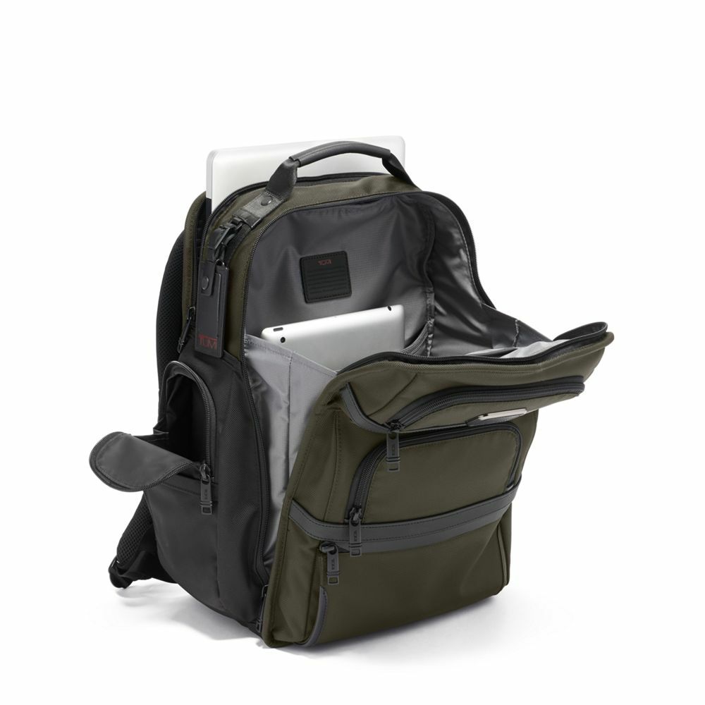 Tumi Alpha Tumi Brief Pack® Olive Night