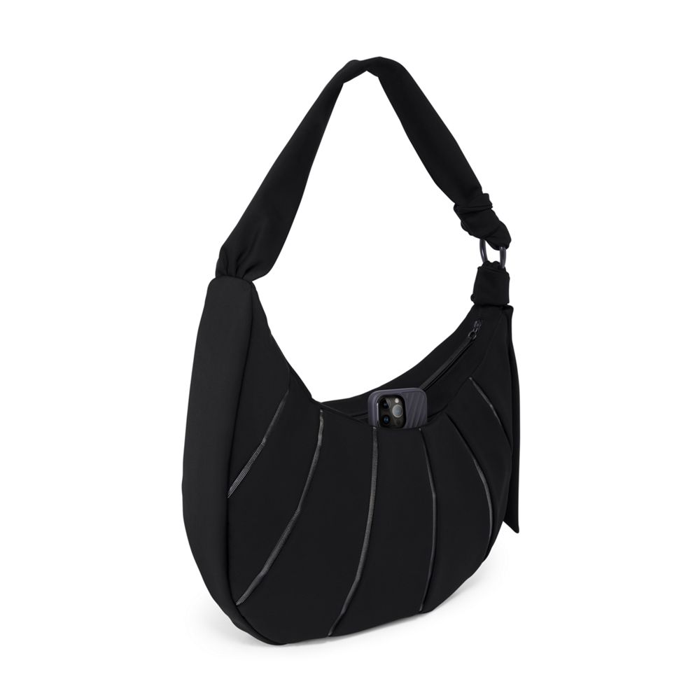 Asra Large Hobo Black