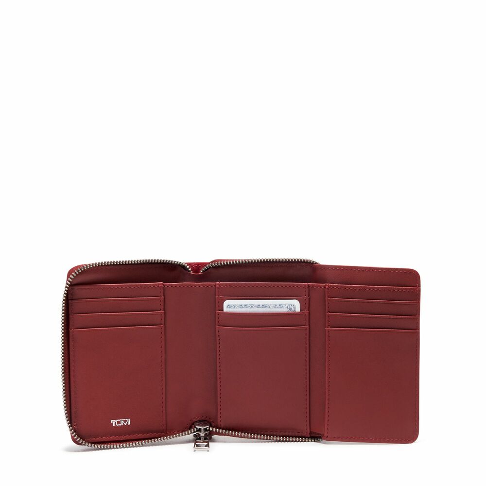 Voyageur SLG Tri-Fold Zip-Around Desert Red