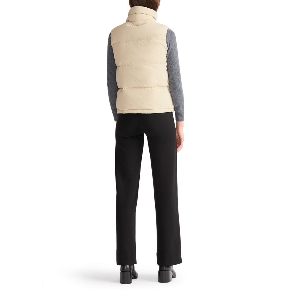 Outerwear Womens Midweight Vest S Ivory Gold