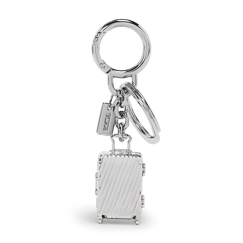 Key Fobs 19 Degree Luggage Key Holder and Charm Silver