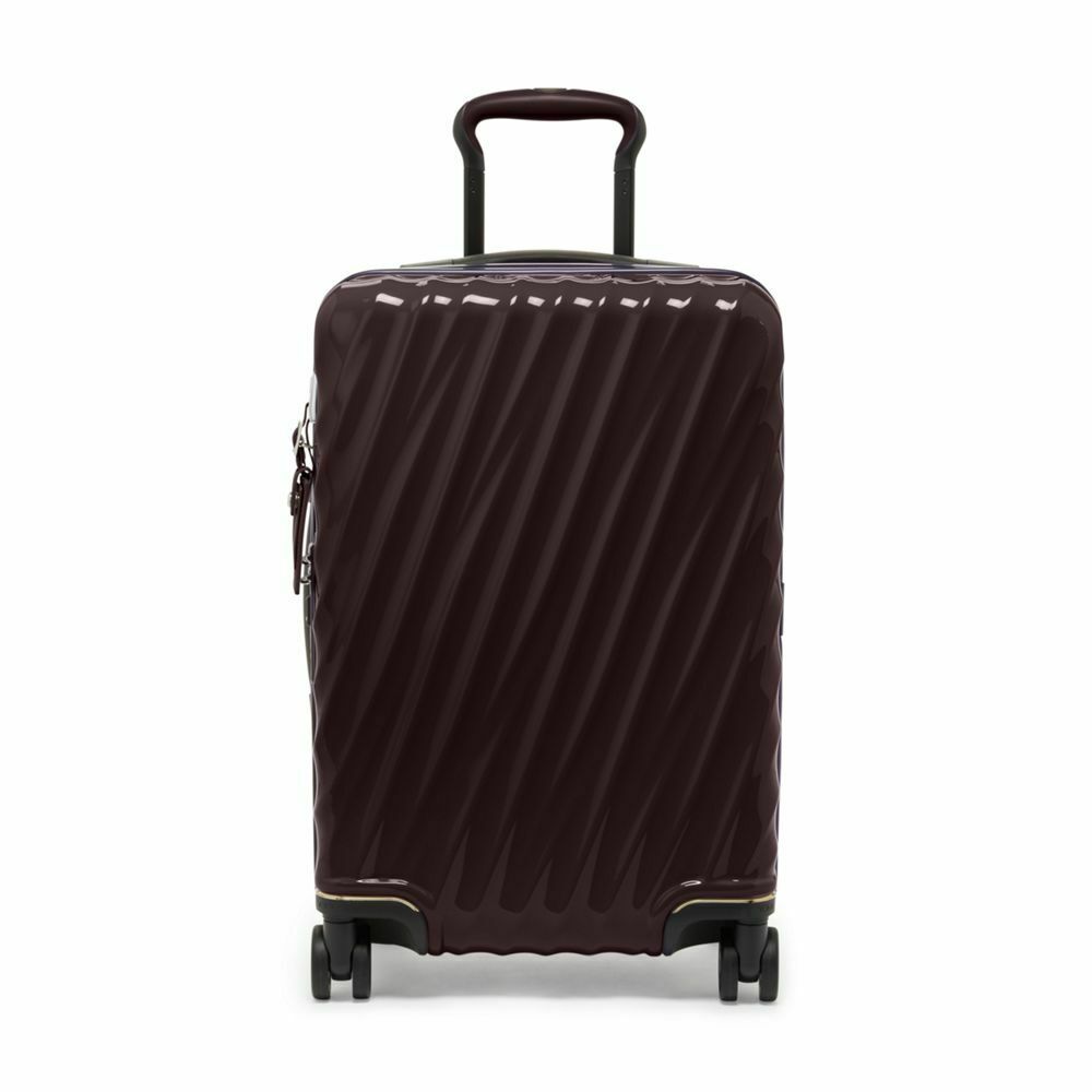 19 Degree International Expandable 4 Wheels Carry-On Deep Plum