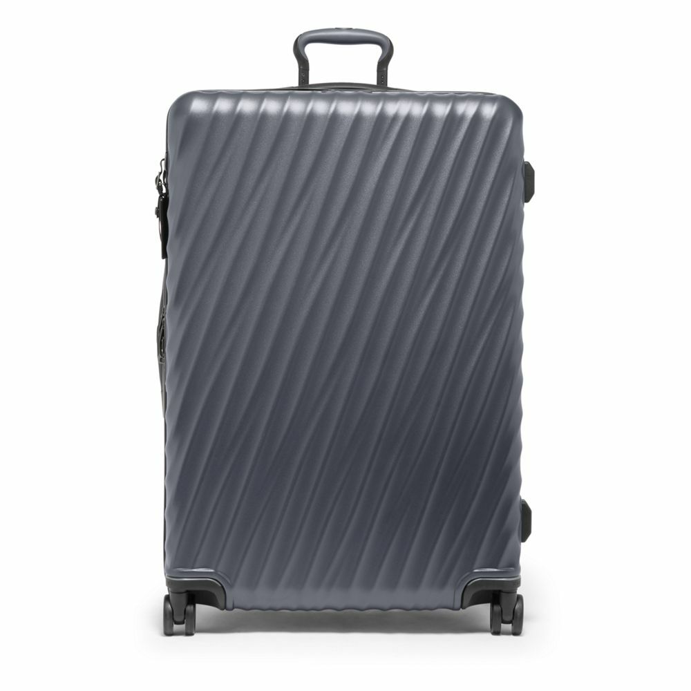 19 Degree Extended Trip Expandable 4 Wheels Packing Case Grey Texture