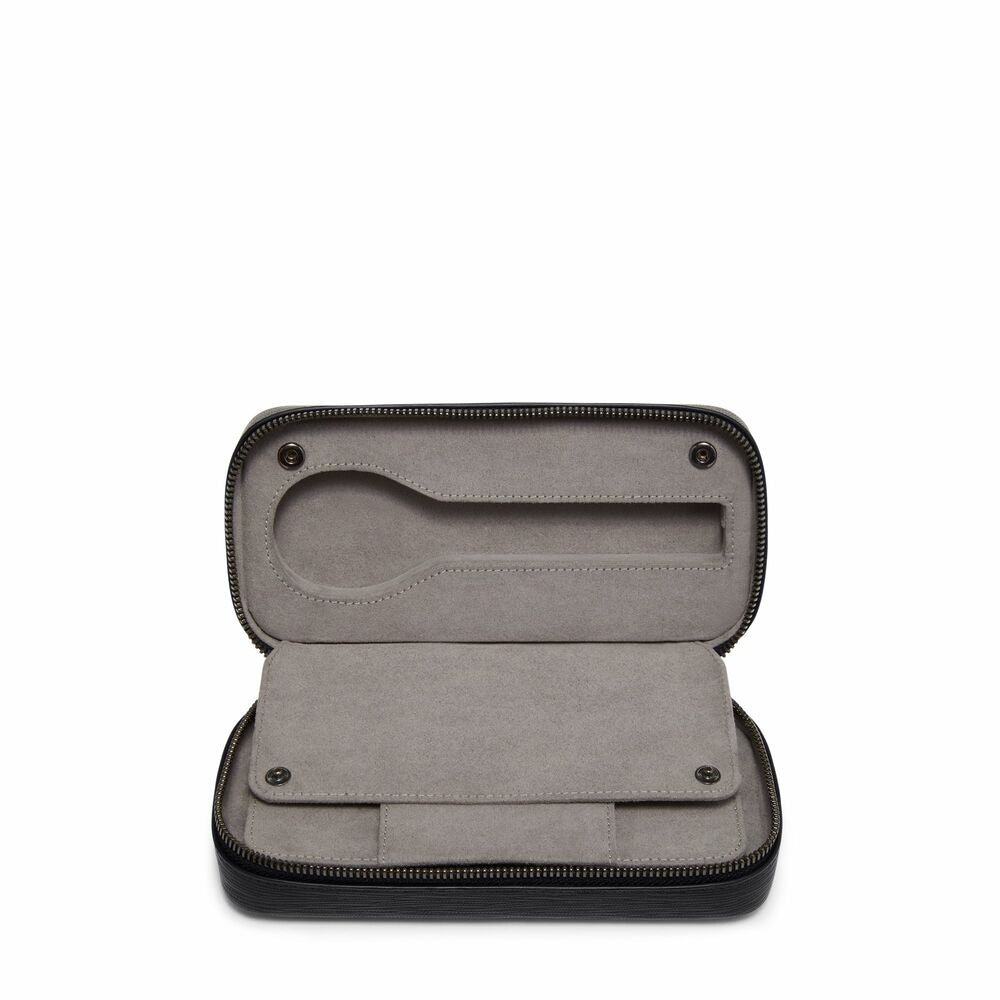 Nassau SLG Travel Watch Case Black Embossed