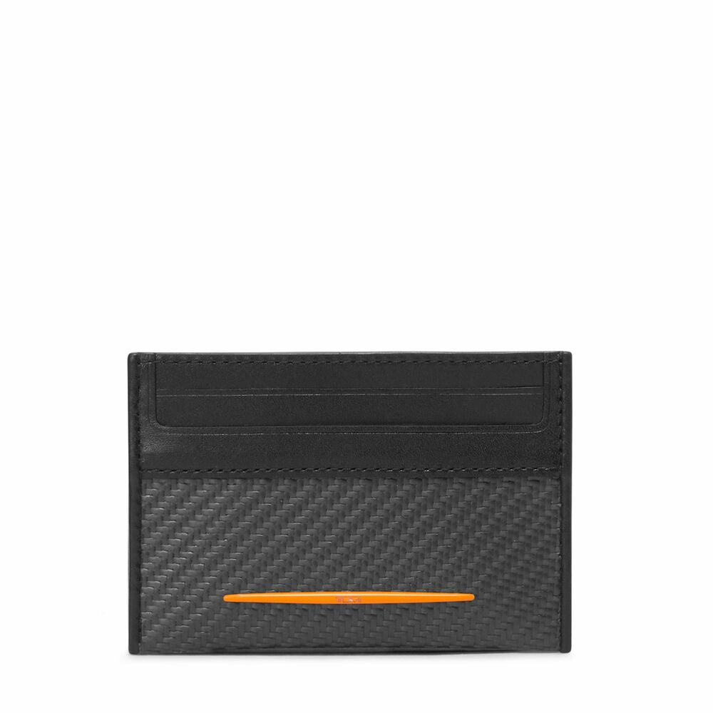 Tumi I McLaren Slim Card Case Carbon/Papaya