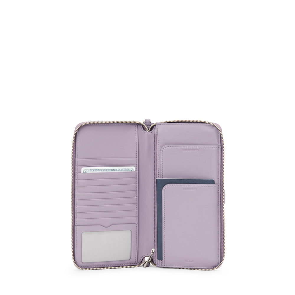 Belden Slg Travel Wallet Lavender