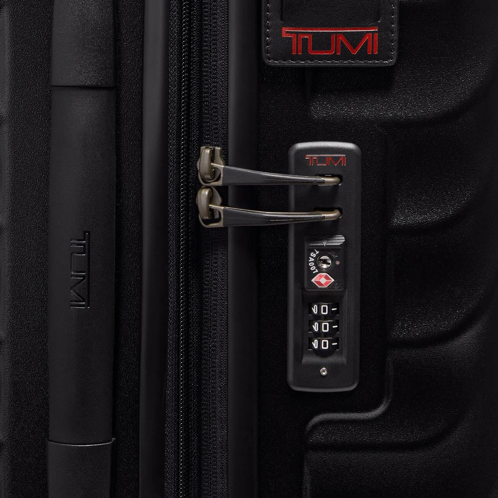 19 Degree Short Trip Expandable 4 Wheeled Packing Case Black Texture