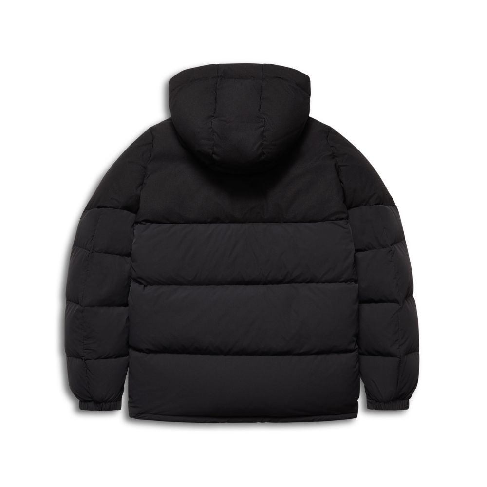 Outerwear Mens Asymmetrical Heavyweight Puffer L Black