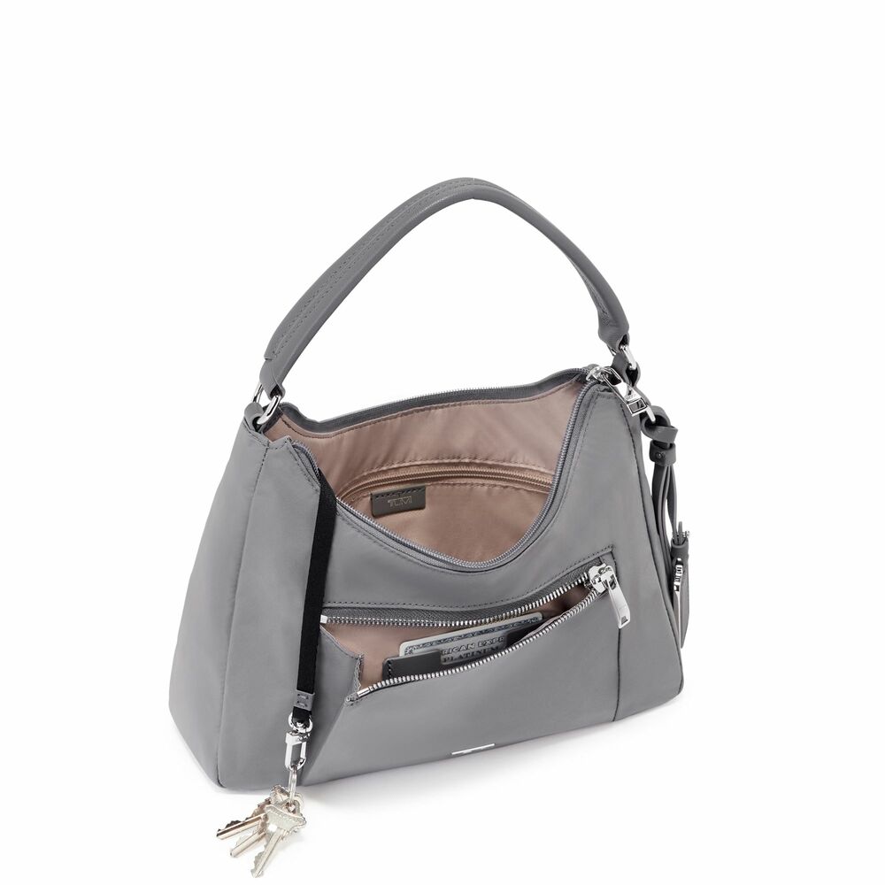 Voyageur Adelaide Hobo Crossbody Fog