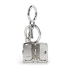 Key Fobs 19 Degree Luggage Key Holder and Charm Silver