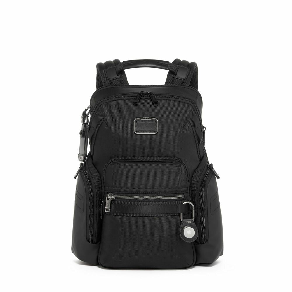 Tumi Travel Accessories Circular Tag Case Black/Gunmetal