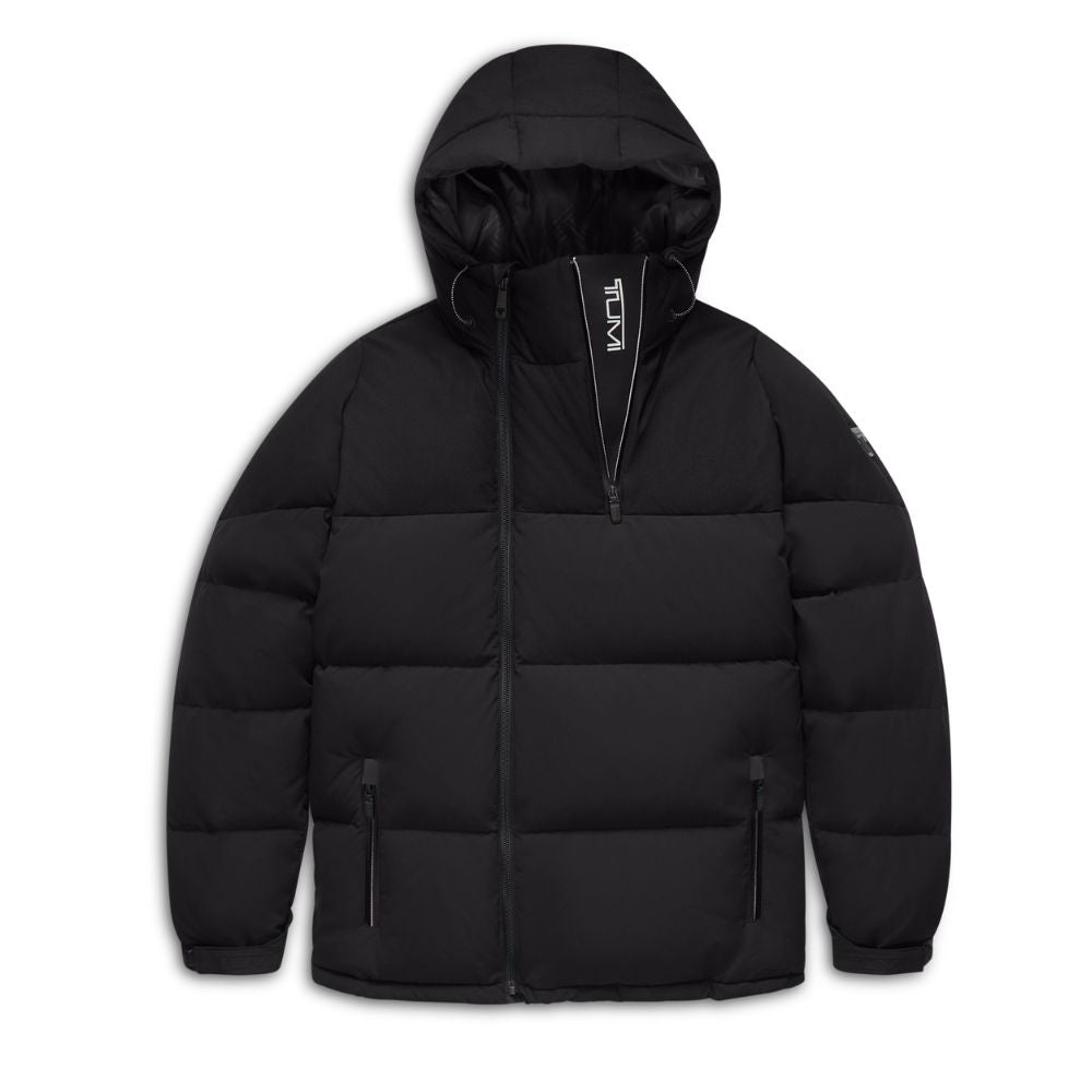 Outerwear Mens Asymmetrical Heavyweight Puffer L Black