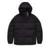 Outerwear Mens Asymmetrical Heavyweight Puffer L Black