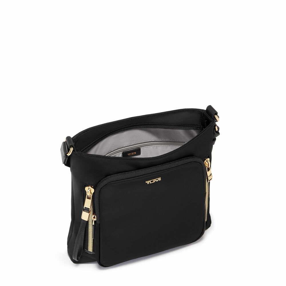 Voyageur Tyler Crossbody Black/Gold