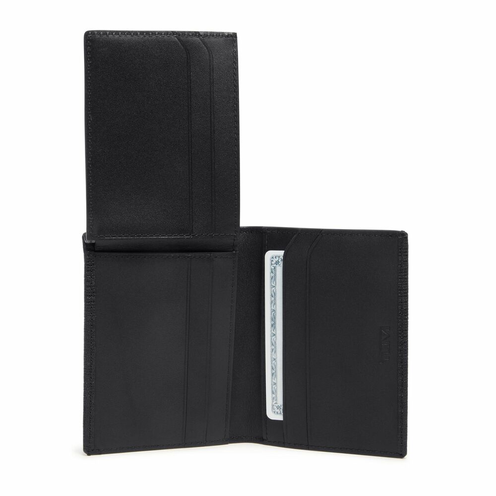 Nassau SLG L-Fold Black Embossed