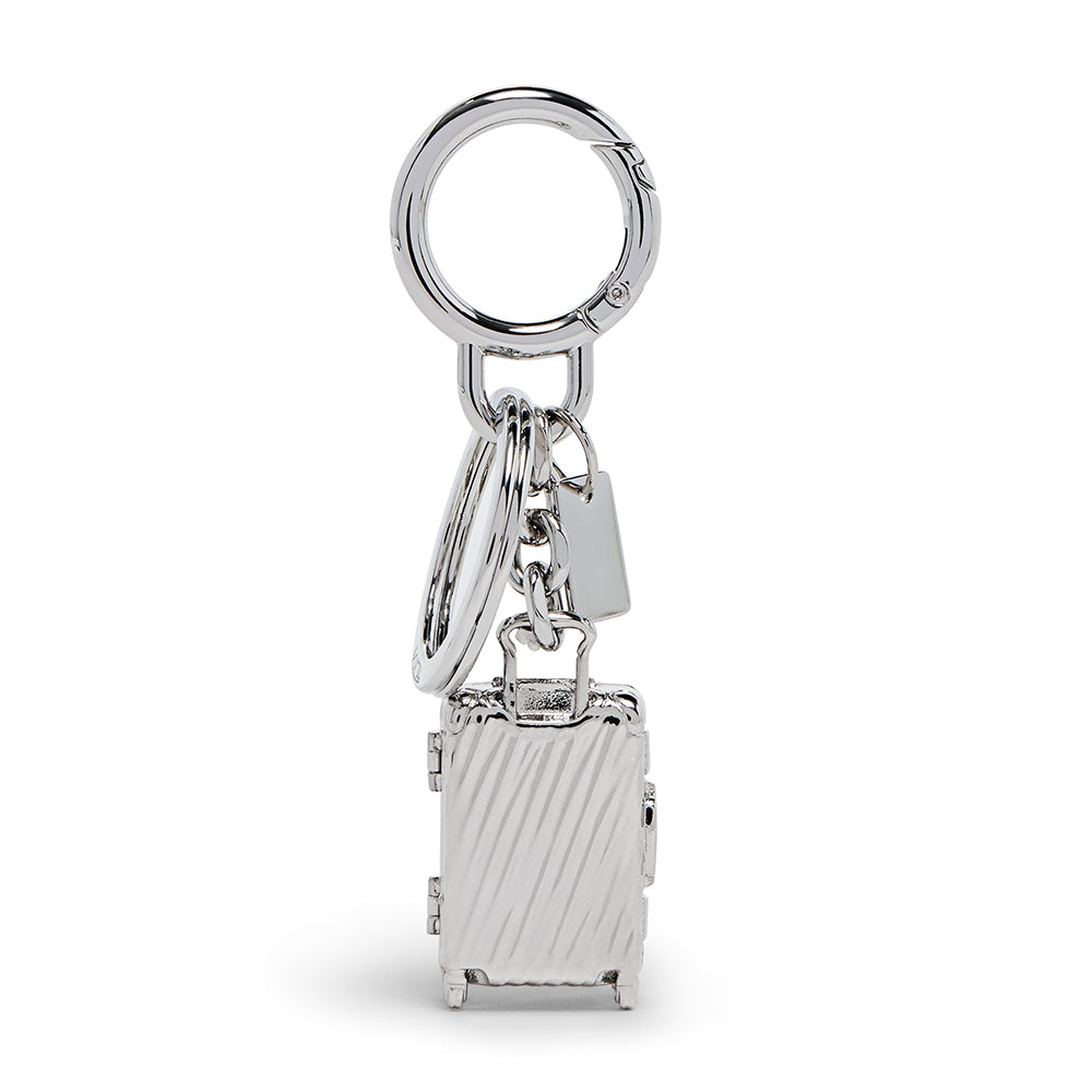 Key Fobs 19 Degree Luggage Key Holder and Charm Silver