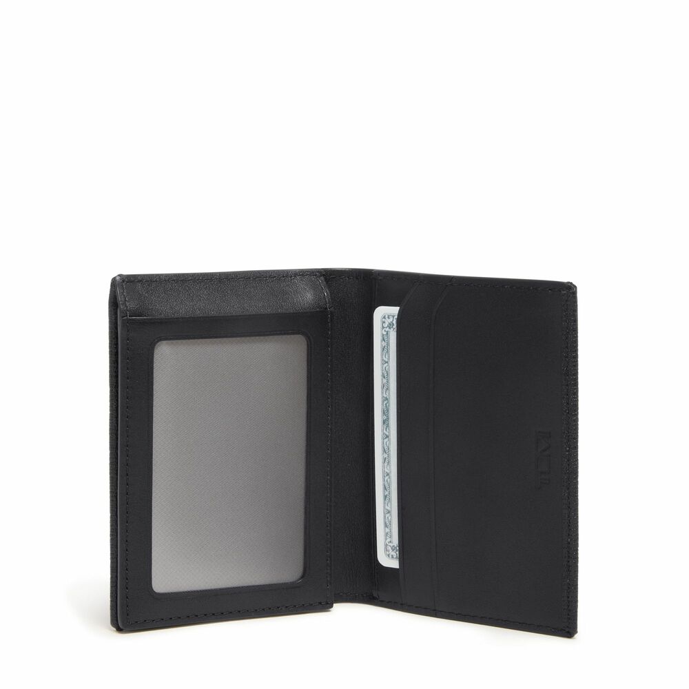 Nassau SLG L-Fold Black Embossed
