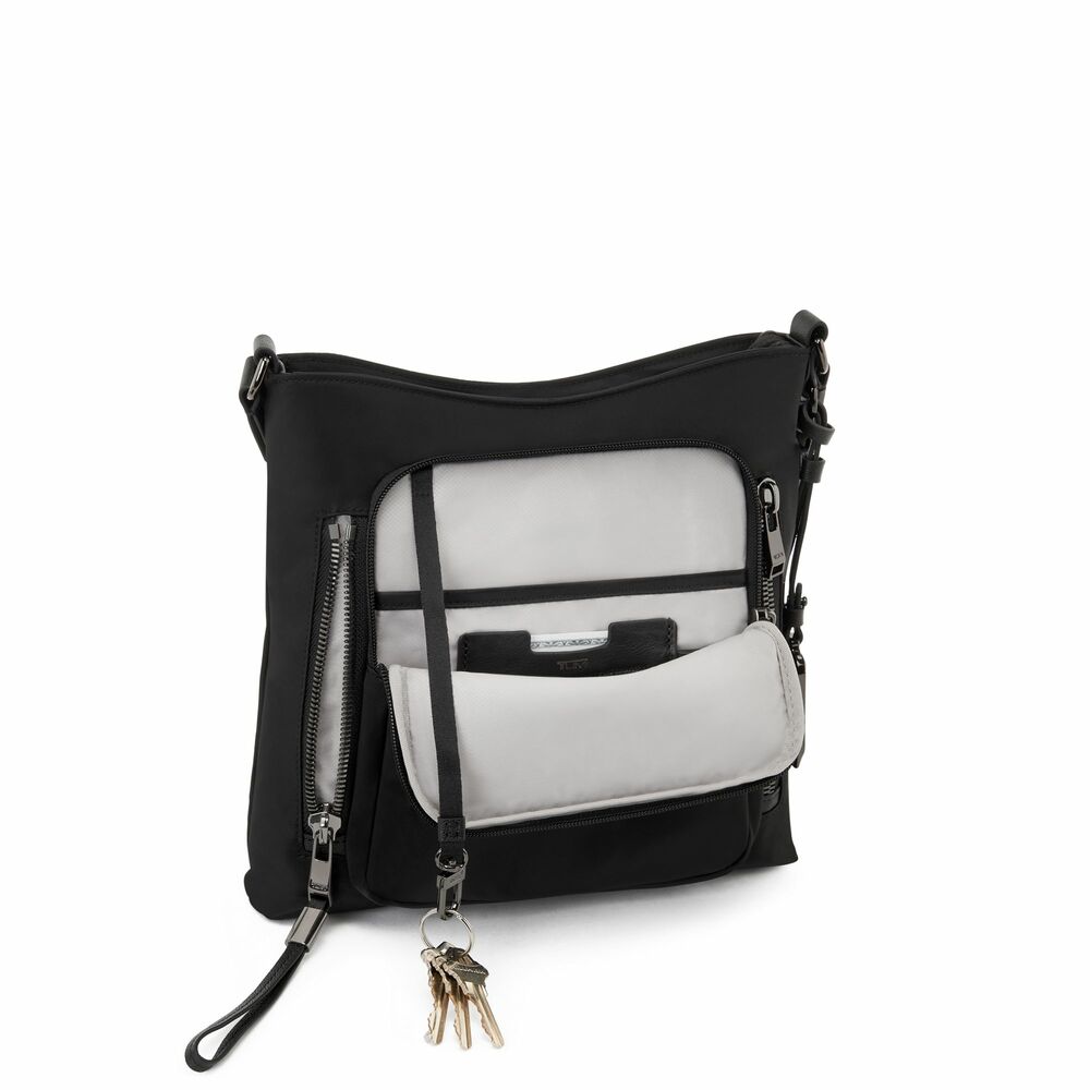 Voyageur Tyler Crossbody Black/Gunmetal