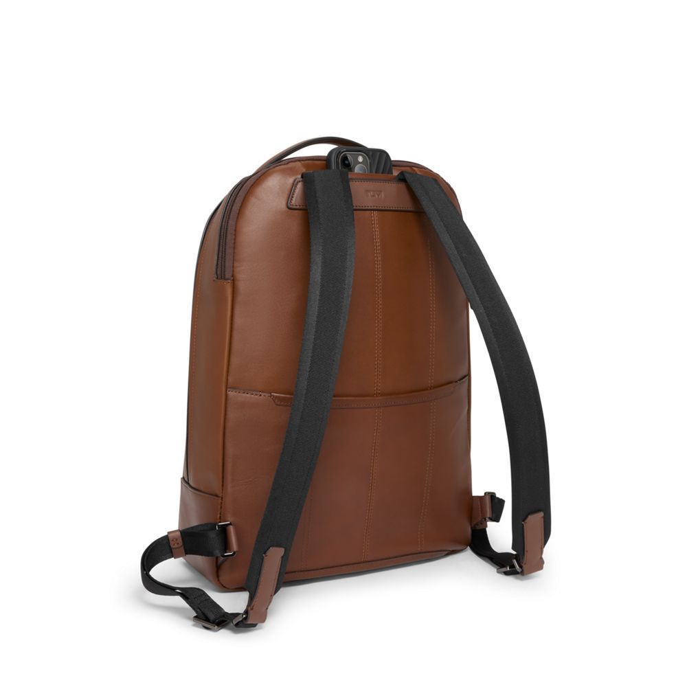 Tumi Harrison Warren Backpack Cognac