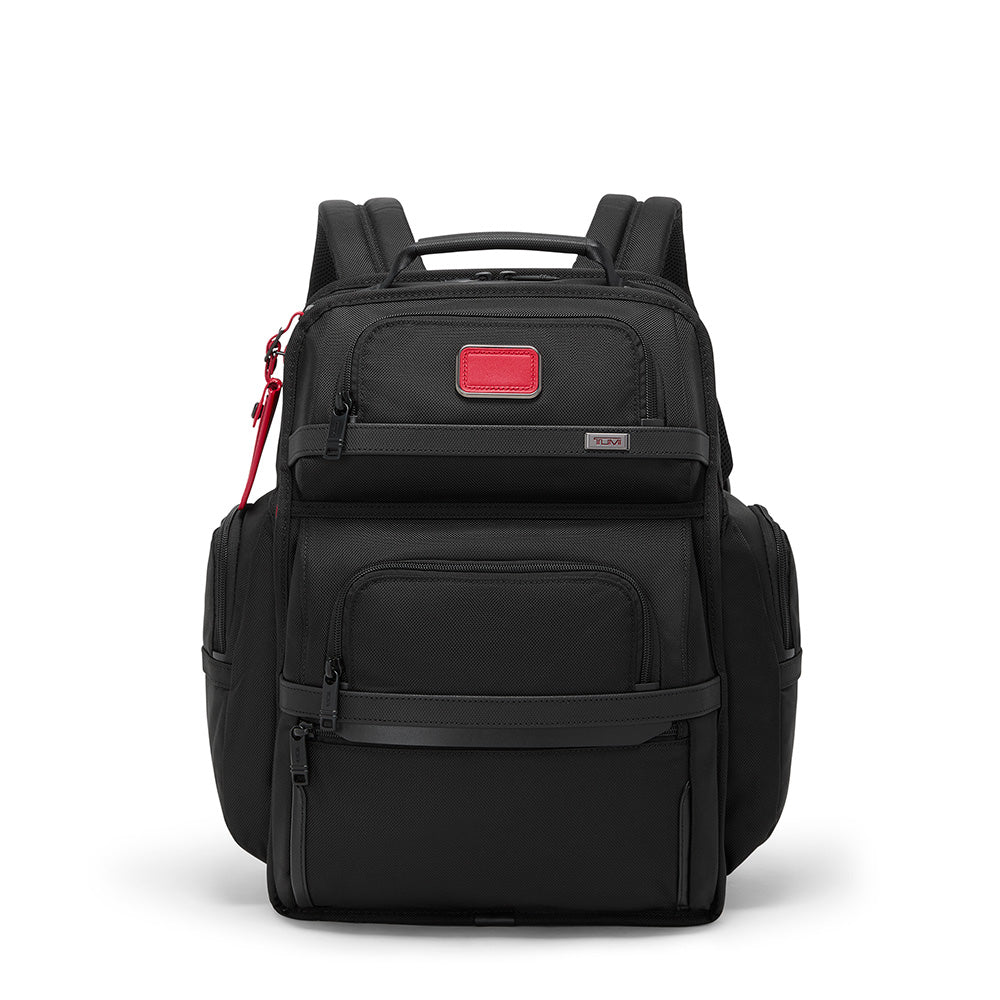 Tumi Alpha Tumi Brief Pack Black/Red