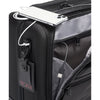 Small Compact 4 Wheeled Brief Black