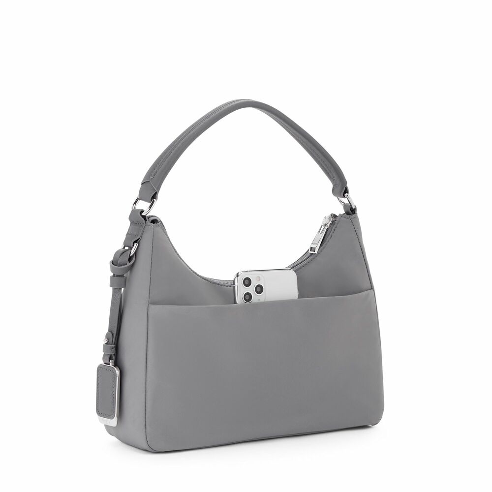 Voyageur Adelaide Hobo Crossbody Fog