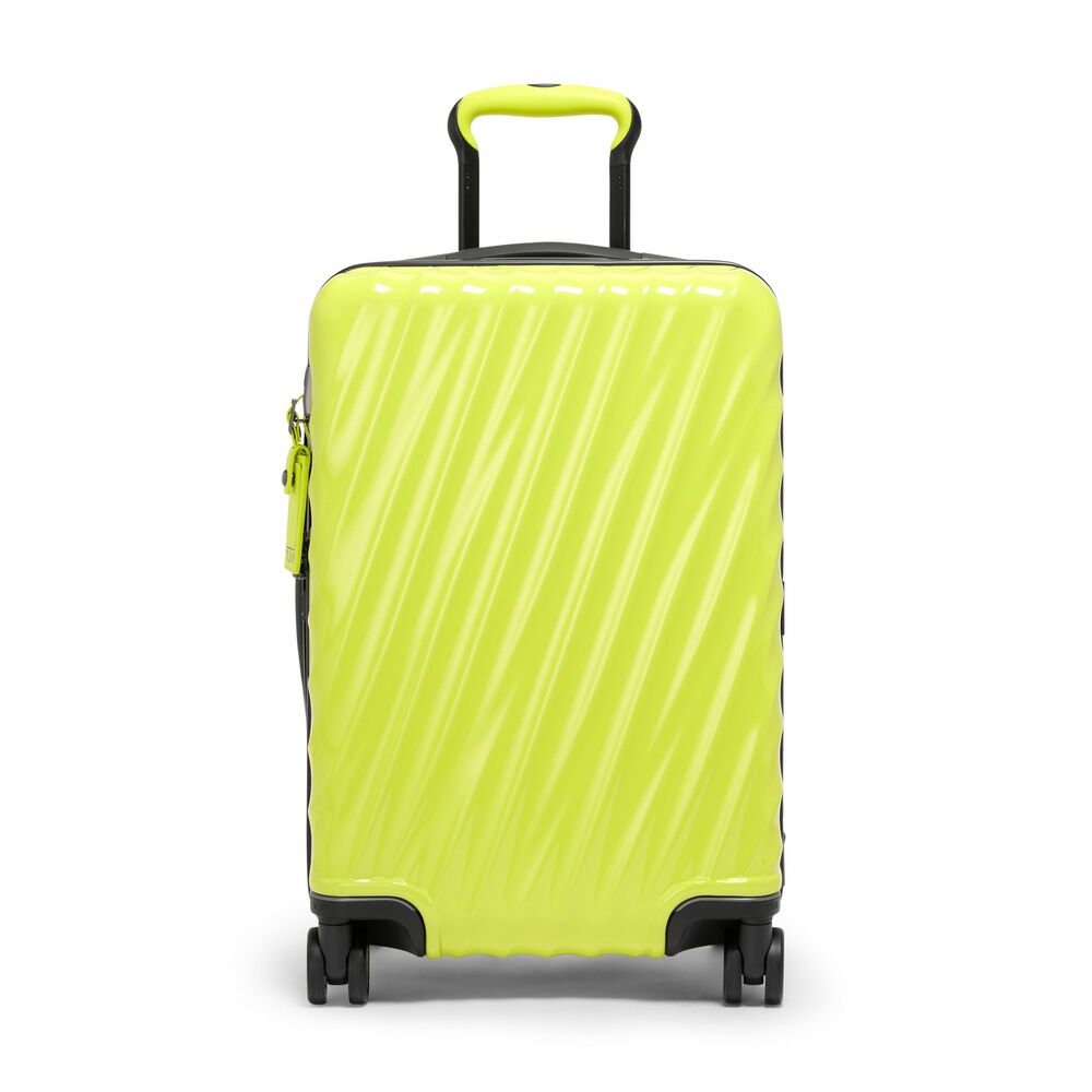 19 Degree International Expandable 4 Wheeled Carry-On Acid Green