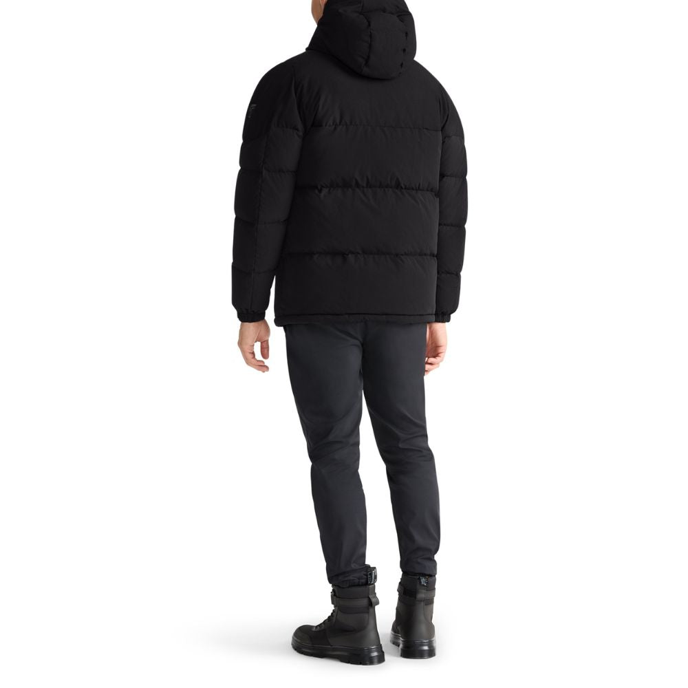 Outerwear Mens Asymmetrical Heavyweight Puffer L Black