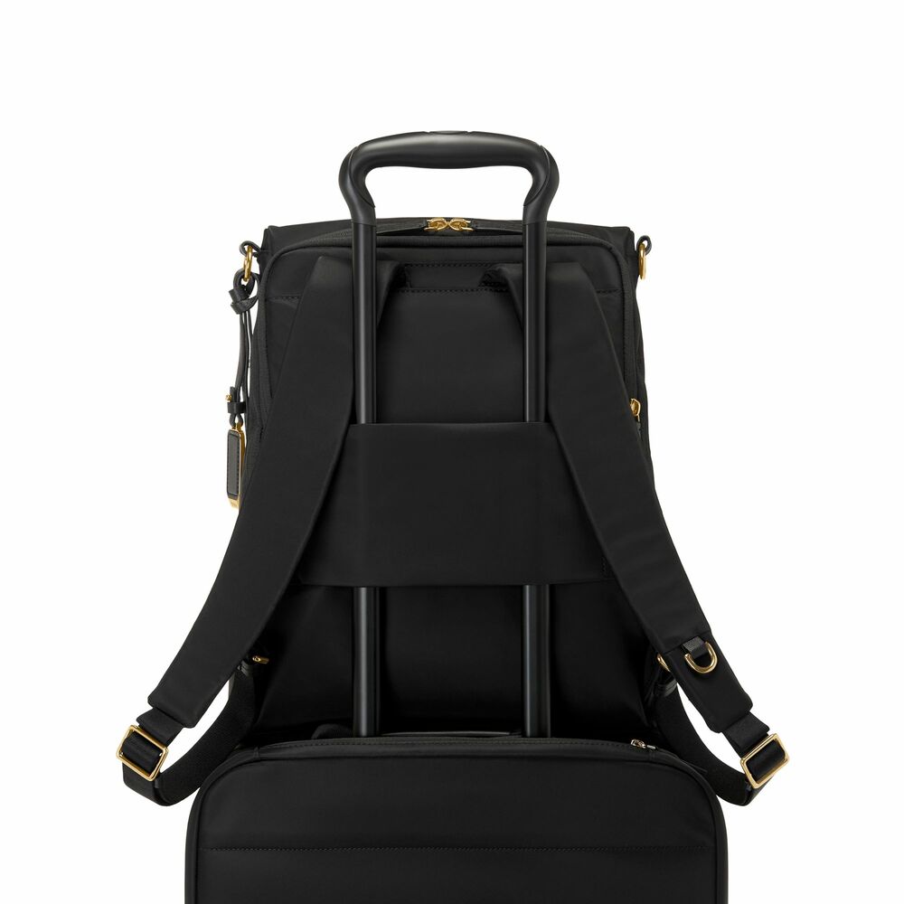 Voyageur Leigh Backpack/Tote Black/Gold