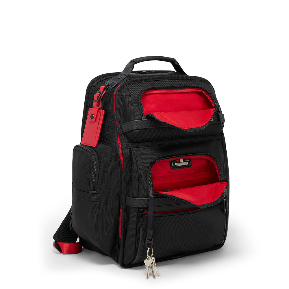 Tumi Alpha Tumi Brief Pack Black/Red