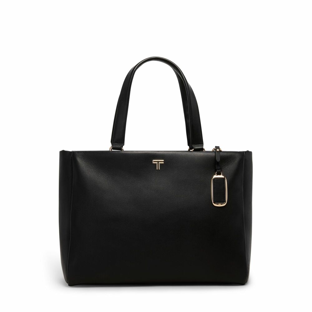 Voyageur Vail Medium Tote Black/Light Gold