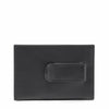Nassau SLG Money Clip Card Case Black Smooth