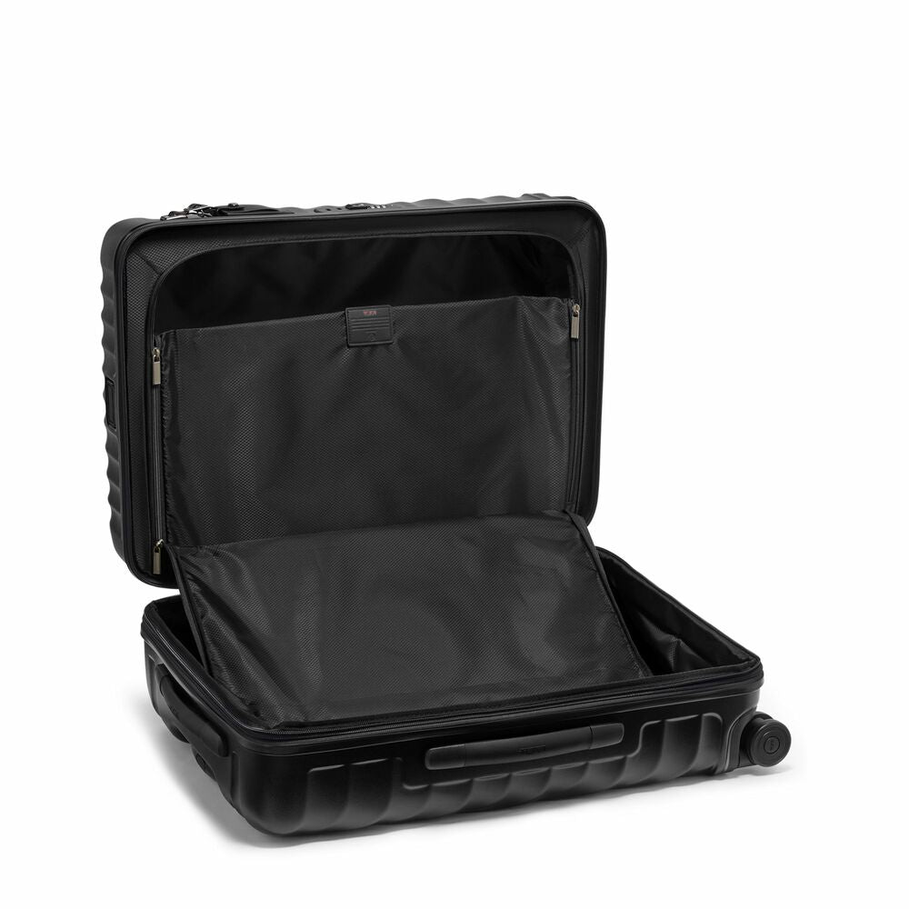 19 Degree Short Trip Expandable 4 Wheeled Packing Case Black Texture