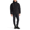 Outerwear Mens Asymmetrical Heavyweight Puffer L Black
