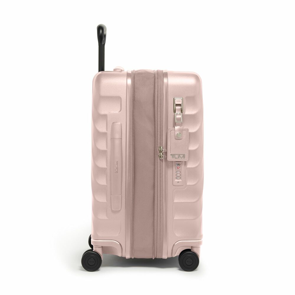 19 Degree International Expandable 4 Wheeled Carry On Mauve Texture