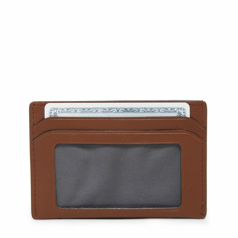 Nassau SLG Slim Card Case Cognac