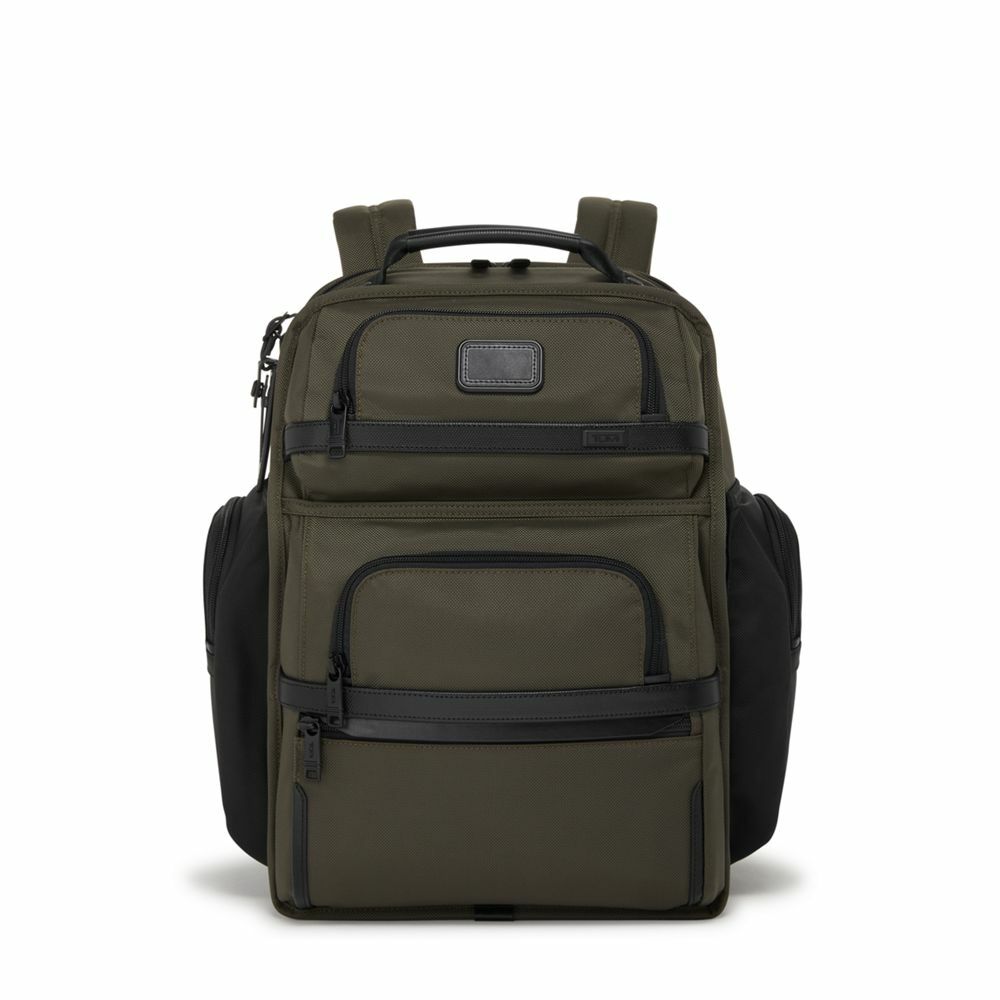 Tumi Alpha Tumi Brief Pack® Olive Night