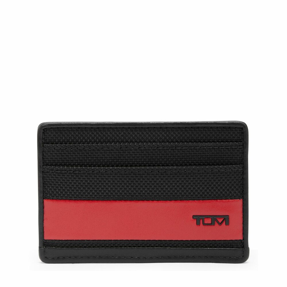 Alpha SLG Slim Card Case Black/Red