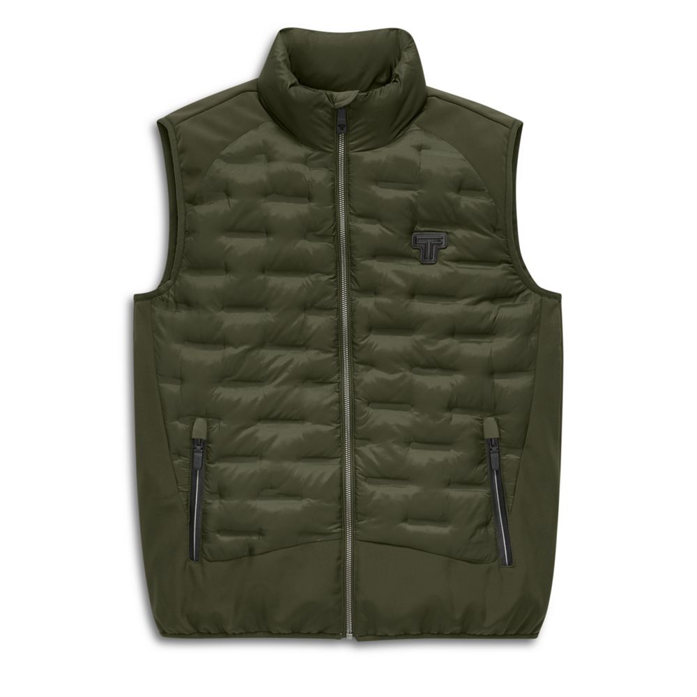 Outerwear Mens Midweight Vest S Olive