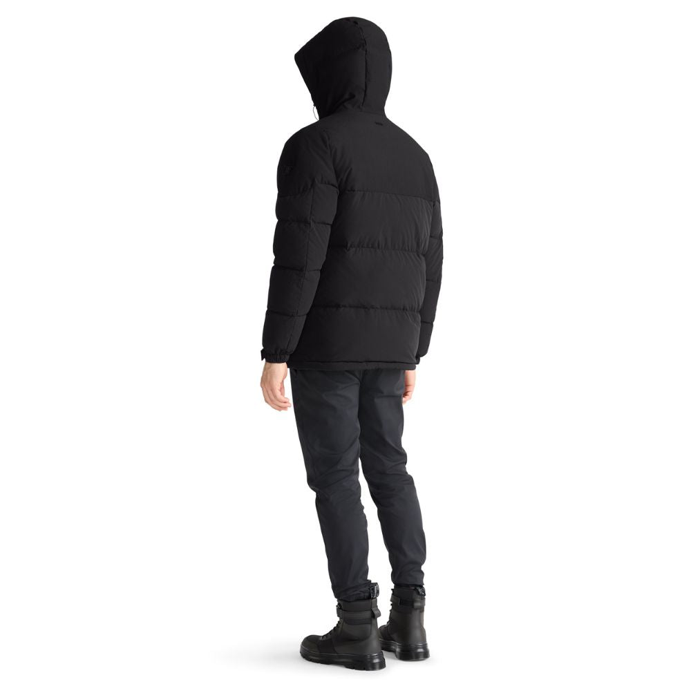 Outerwear Mens Asymmetrical Heavyweight Puffer L Black