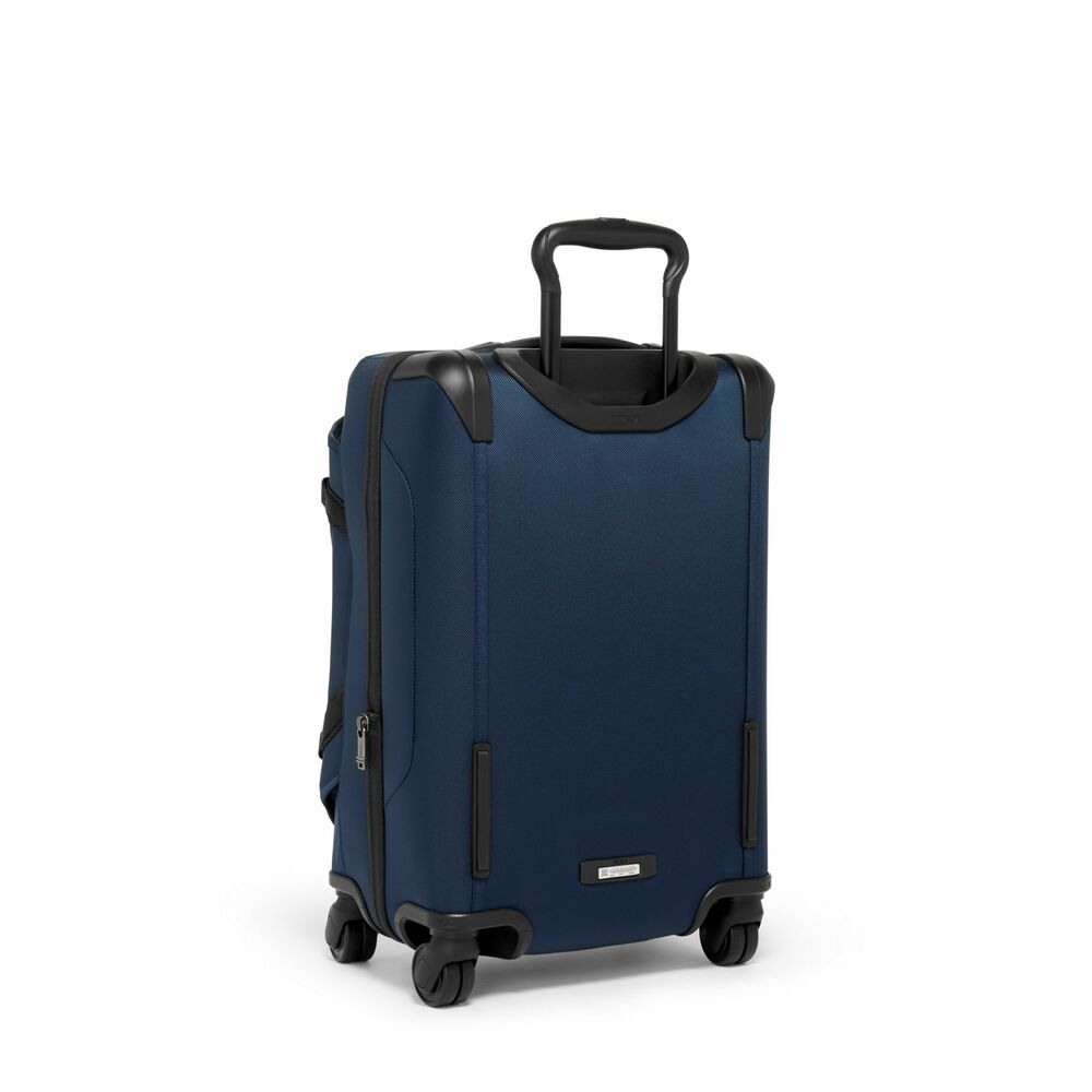 Alpha Bravo International Front Lid Expandable 4 Wheels Carry-On Navy