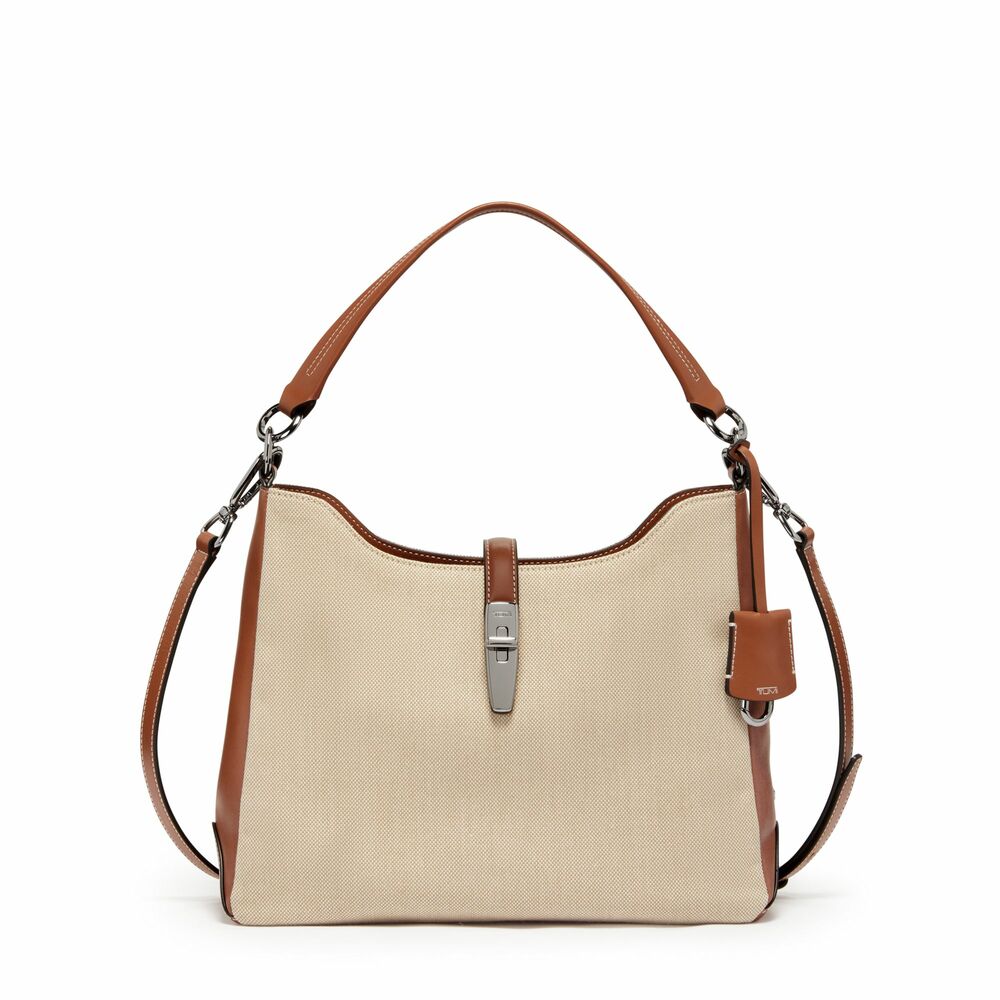 Mezzanine Pau Crossbody Natural/Saddle